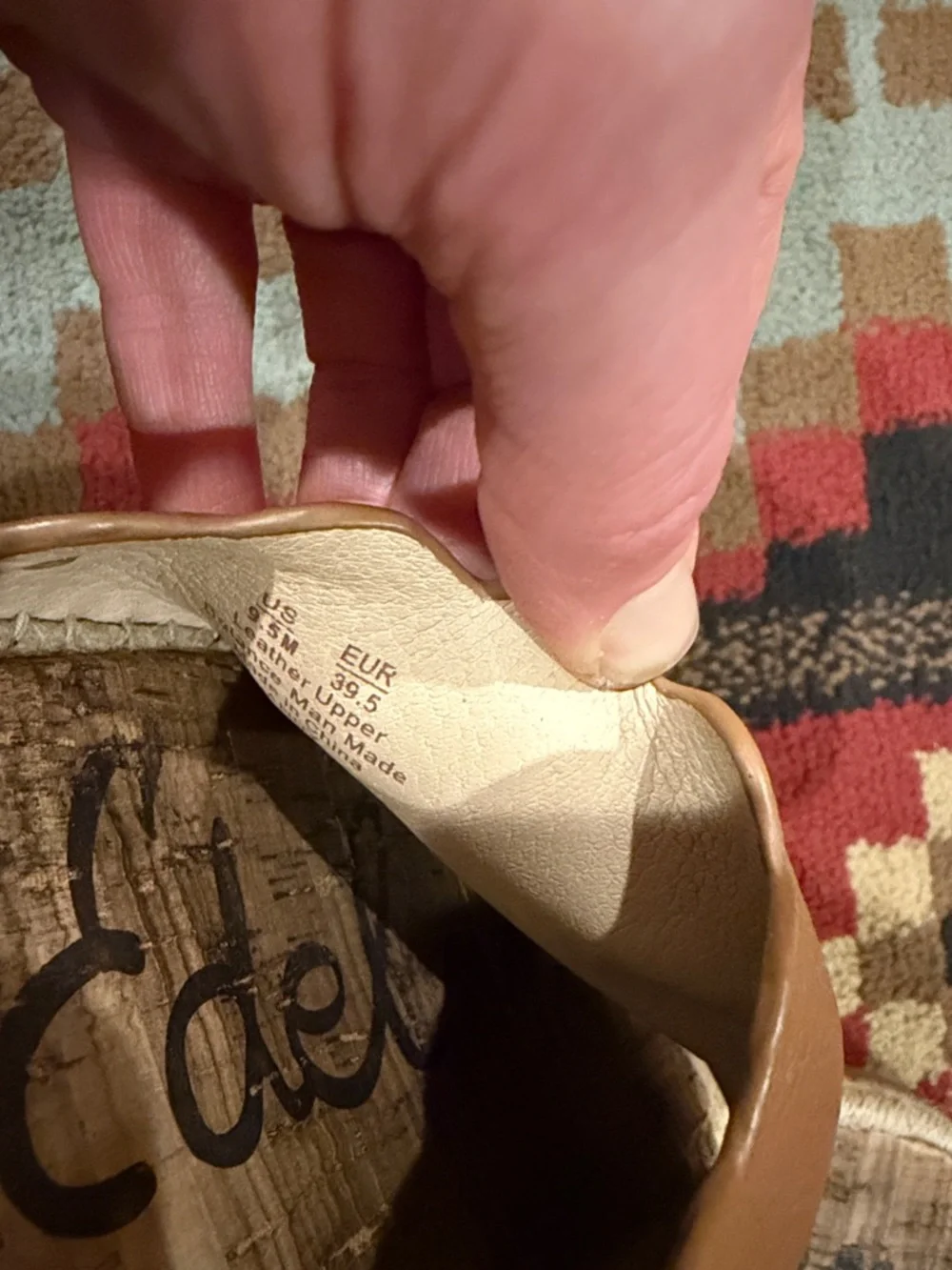 Sam Edelman Andy Leather slides